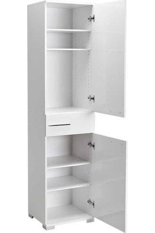 Diamond 2 Kapaklı Tek Çekmeceli Dolap - Lake Beyaz (519073328)