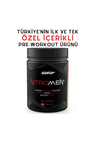 Nitromen Pre-workout 407gr 30 Servis - Pink Lemonade Flavored