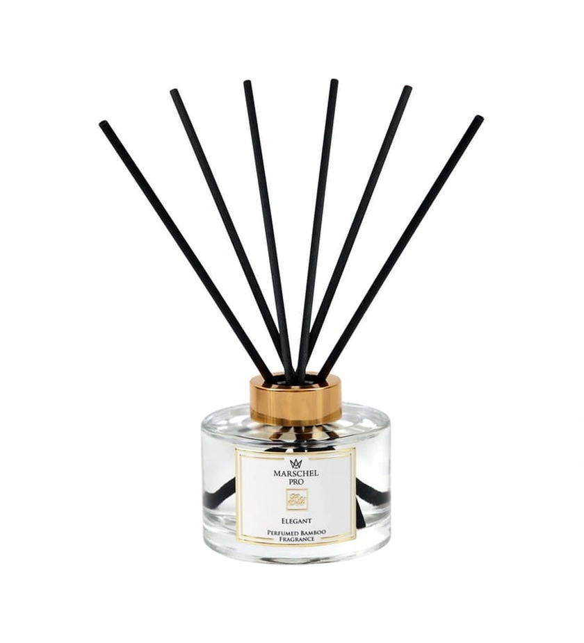 Marshel Pro Elegant Çubuklu Koku Cam Şişe 165 Ml Bambu