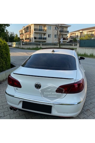 Volkswagen Passat CC 2009-2016 Bagaj Üstü Spoiler Çıtası Piano Black Parlak Siyah (00) (ŞüsCarOto Aksesuar)