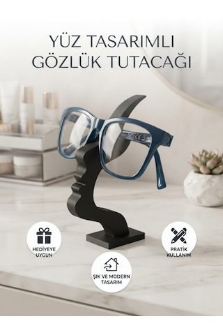 Surat Figür Tasarımlı Gözlük Tutucu Ve Çok Amaçlı Organizer