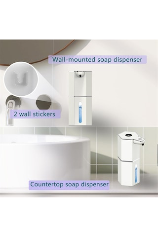 Anjiexun Otomatik Sabunluk Temassız Köpürme Beyaz