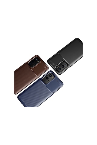Coverzone Xiaomi Mi 15t İle Uyumlu Silikon Kılıf Kamera Korumalı Karbon Tpu Brimstone Ultra Slim Fit Delux Lacivert