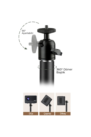 Havit Pa305 Ayaklı Projeksiyon Tripod 90 - 135cm Ayarlanabilir