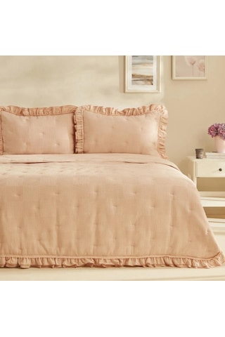 Karaca Home Perios Somon Çift Kişilik Comfort Set Somon