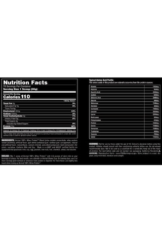 Animal, 100% Whey Protein 2.3kg Çilek Aromalı Çilek