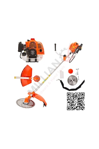 Mıllıan MLN-YTRPN65 X-Force 6.3 Hp 9500 Rpm Çim Çayır Biçme Yan Tipi Tırpan