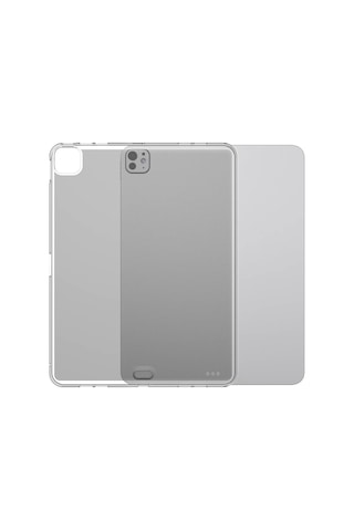 Lexroo İpad Uyumlu Pro 13 2025 M5 Kılıf Tablet Süper Silikon Kılıf - Şeffaf
