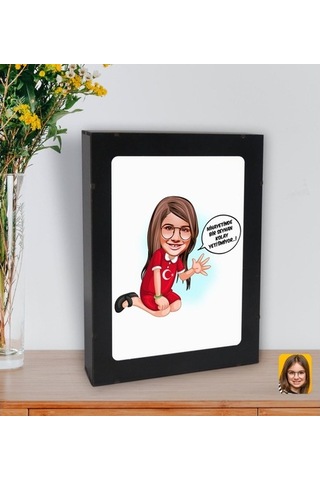 Kişiye Özel Isimli Kız Çocuk Kolay Yetişmiyor Karikatürlü Led Işı (508470753)