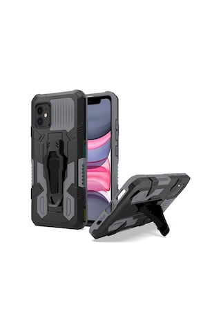 Apple Uyumlu iPhone 11 Zırh Tank Kılıf Yüksek Koruma