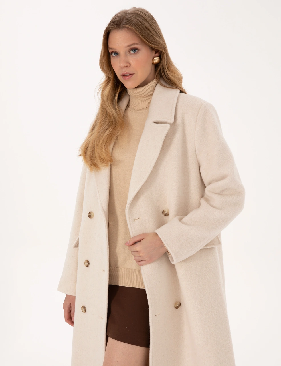 Pierre Cardin Kadın Ekru Kaban 50314331-vr019 Ekru