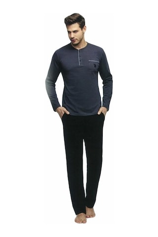 U.S. Polo Assn. Erkek Lacivert Pijama Takımı 17384 Lacivert
