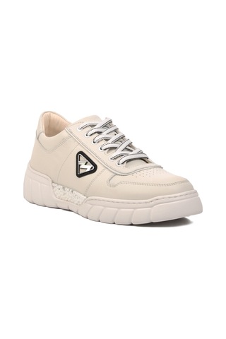 Kırık Beyaz Erkek Sneaker 152-19503 M Kırık Beyaz