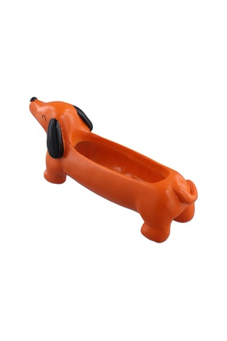 Köpek Çiçek Saksısı Dachshund Dekoratif Çiçek