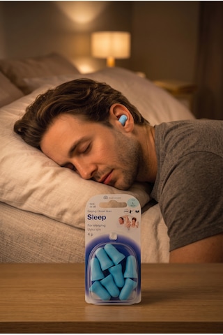 Swedsafe Sleep Kulak Tıkacı, 4 Çift, En Rahat Uyku İçin Özel Tasarım, Gürültü Azaltma,ultra Yumuşak Köpük Ve Yüksek Konfor