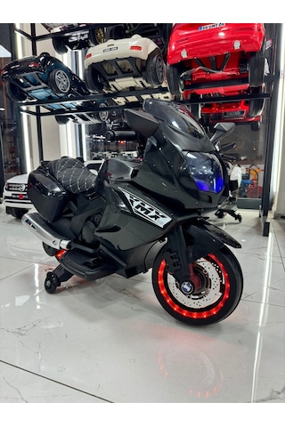 Öykü Bebek Dünyası Akülü Motor 2-8 Yaş Siyah