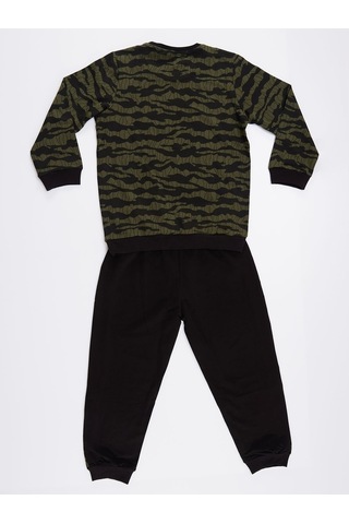 Denokids Mushi Grafiti King Erkek Çocuk Eşofman Takım Çok Renkli