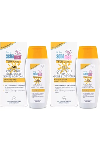Sebamed Sun Care Bebek Güneş Losyonu Kremi 50+faktör 150ml 2li