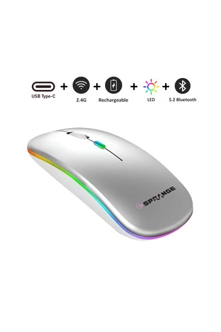 Sprange SRM1 RGB Optik Bluetooth Mouse