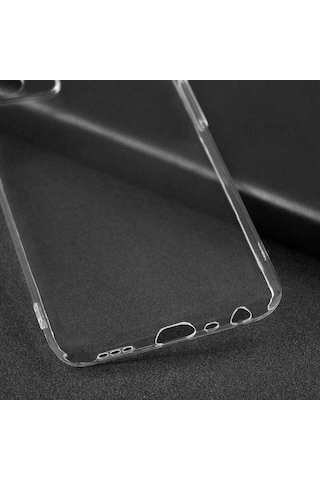 Noktaks - Oppo A16 Uyumlu - Kılıf Şeffaf Soft Slim Fitt Süper Silikon Kapak - Şeffaf