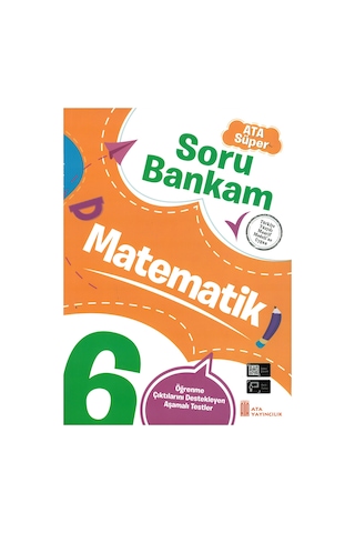 6. Sınıf Ata Süper Türkçe - Matematik - Fen Bilimleri - Sosyal Bilgiler Soru Bankam Seti