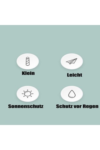 Mini Şemsiye - 6 Kaburga Cep Şemsiyesi, 210t Kumaş, Alüminyum Alaşımlı Şemsiye Çerçevesi - Güneş Koruması/açık Hava Anti-uv Katlanır Şemsiye - Altın Saplı Diğer