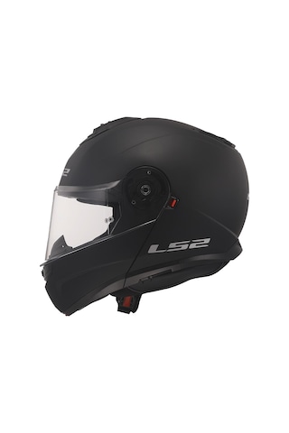 Ls2 Strobe 2 Çene Açılır Motosiklet Kaskı Mat Siyah
