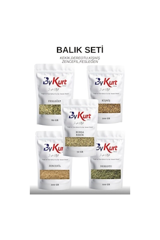 Bykurt Lezzet Denizi Balık Baharat Seti