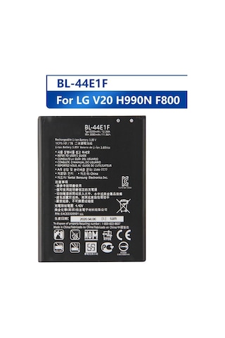 LG Uyumlu V20 Batarya Bl-44E1F 3.200 Mah