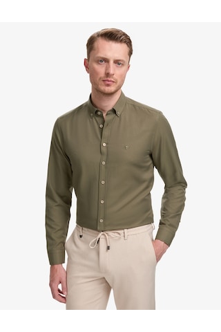 Pierre Cardin Erkek Haki Gömlek Desenli 50325365-vr027