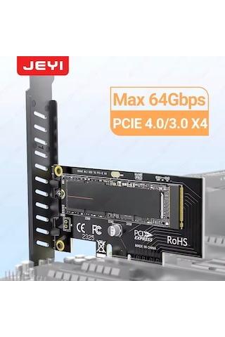 64gbps M.2 Nvme Ssd Adaptör Kartı Pcıe 4.0 Pcıe 4.0 X4 Genişleme