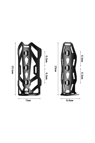 Enlee Bisiklet Ön Çatal Çanta Tutucu Braketi Hızlı Bırakma Bisiklet Montaj Tabanı - Dağ Bisikleti İçin