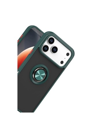 Apple İphone 17 Pro Montreal Yüzüklü Silikon Kapak