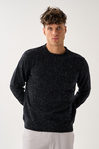 Erkek Melanj Triko Kazak Lacivert