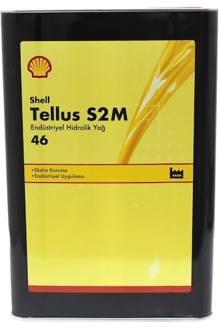 Shell Tellus S2M 46 Yüksek Performanslı Hidrolik Sistem Yağ 15 KG