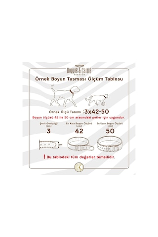 Cattie Boncuklu Deri Kedi Boyun Tasması Xl 1.5x28-32CM Kırmızı