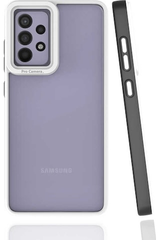 Zore Galaxy Uyumlu A52 Kılıf Msra Mima Kapak - Siyah Siyah
