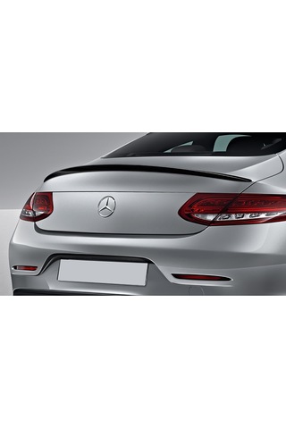 Mercedes C W205 Coupe Bagaj Üstü Spoiler Parlak Siyah Spoyler Plastik İthal 2014-2019