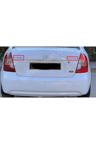 Hyundai Accent Era Bagaj Yazısı Seti 2'Li