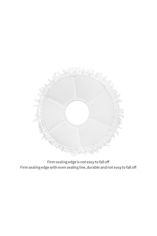 Junsunmay Ecovacs Deebot X1 Turbo / X2 Omni / T20 Pro Beyaz İçin 4 Adet Yıkanabilir Paspas Pedleri Değiştirme