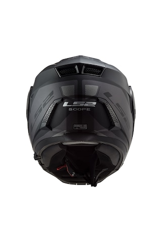 Ls2 Scope Axıs Çene Açılır Kask Mat Siyah-Tıtanıum