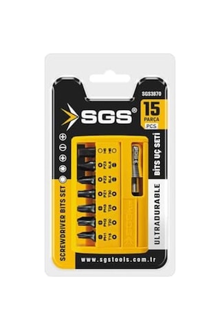 Parça Profesyonel Tornavida Uç Ve Hızlı Adaptör Seti Model Sgs3870 Ph1-ph3 Ve Pz1-pz3 Uçlar İle H5 Adaptör Içeri