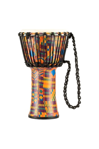 Meinl Padj2-s-g Travel Series Small 8" Djembe Kenyan Quilt