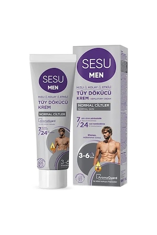 Sesu Tüy Dökücü Krem For Men 100ml 3 Lü Set