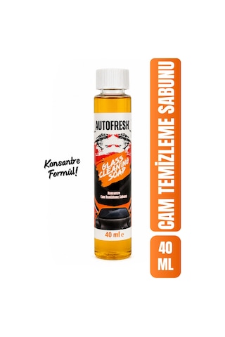 Cam Sabunu 40 Ml Parfümlü Konsantre Oto Cam Temizleyici