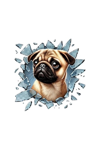 Fulcar French Bulldog Araç Stickerı Standart