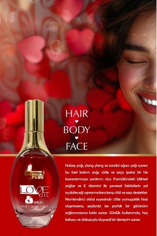 Softto Plus Love Oil Saç Ve Cilt Bakım Yağı 120 Ml
