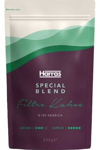 Special Blend Filtre Kahve %100 Arabica Brazil & Colombia Harmanı 250 Gr 2 Adet Toplam 500 Gr
