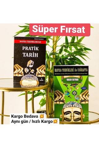 Hafıza Teknikleri İle Coğrafya Ve Pratik Tarih ( Kpss Seti )