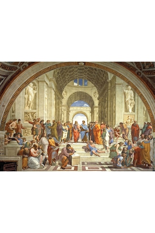 Yappuzz Atina Okulu 1000 Parça Puzzle